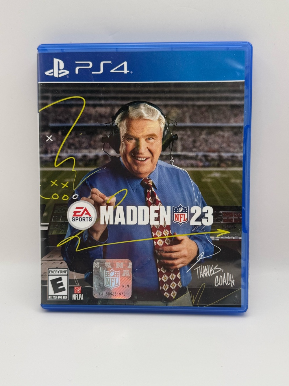 Sony PS4 Madden NFL 23 - Blue Case with Yellow Accents